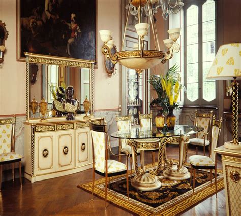 service de table versace|Versace dining room table.